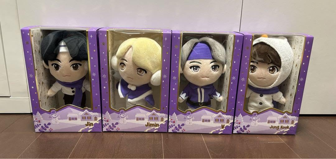 【Tiny TAN】PLUSH TOY Amazon.co.jp: TinyTAN PLUSH WINTER TOY ボーカルライン セット BTS